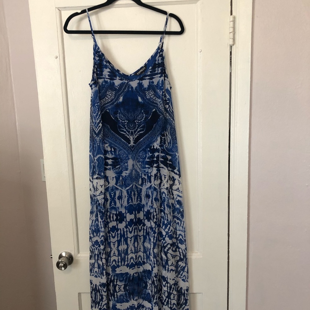 Express floor length dress